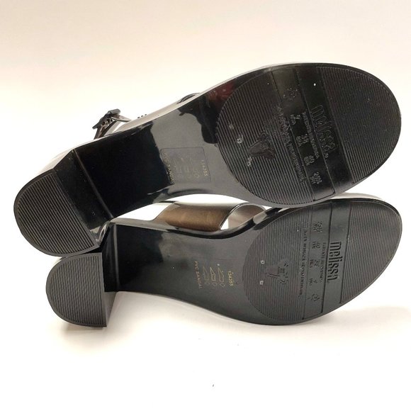 Melissa Black Heeled Sandals - Picture 6 of 7